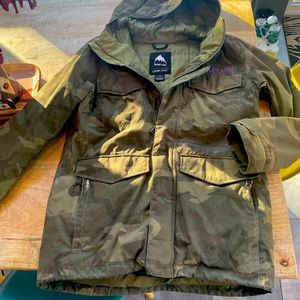Mens burton snowboard jacket